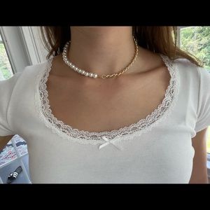 Martha calvo aweigh handmade pearl necklace